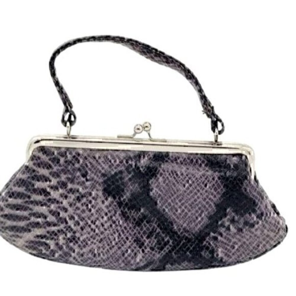 Vintage Kiss Lock Mini Bag Crossbody Purse Top Handle